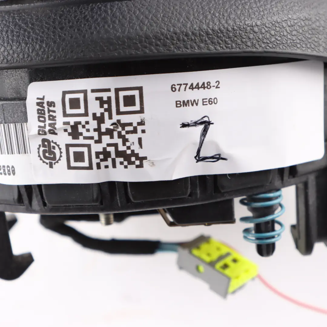 Steering Wheel Driver's Side Air Module Damaged to BMW E60 E61 E63 LCI with Part number 6774448 BMW E60 E61 E63 LCI Steering Wheel Driver's Side Air Module Damaged - SKU 6774448-2 - Part number 6774448
