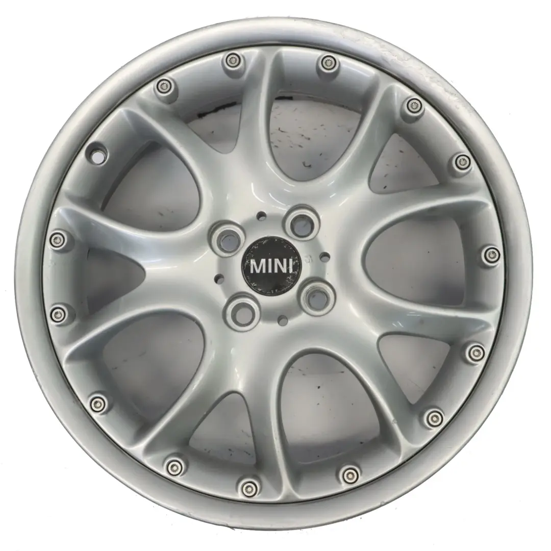 Mini Cooper R50 R53 R56 Silber Alu Felge 7J ET:48 17" Web Spoke Composite 98 - SKU 6775686-1 - Teilenummer 6775686