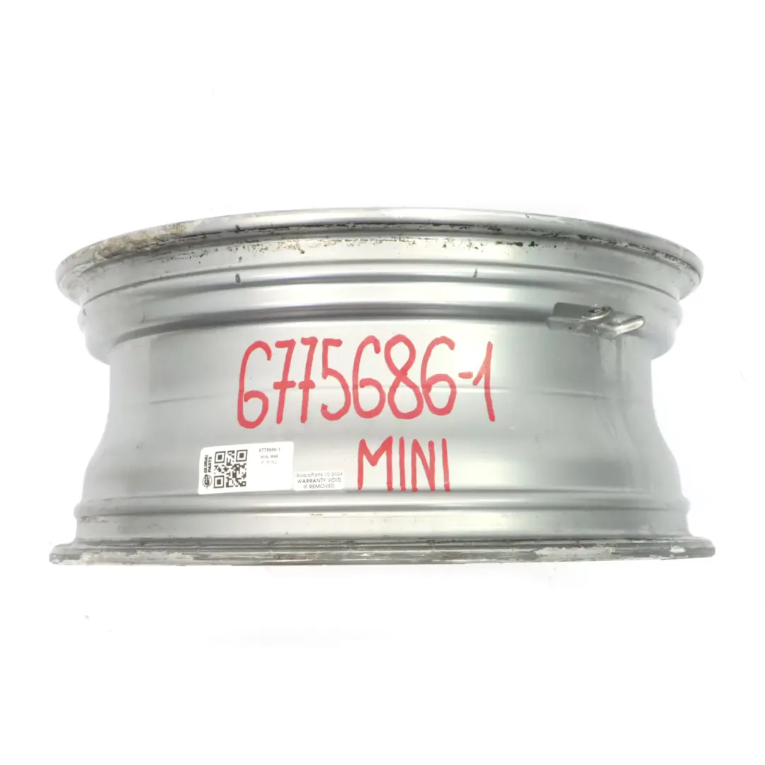 Mini Cooper R50 R53 R56 Silber Alu Felge 7J ET:48 17" Web Spoke Composite 98 - SKU 6775686-1 - Teilenummer 6775686