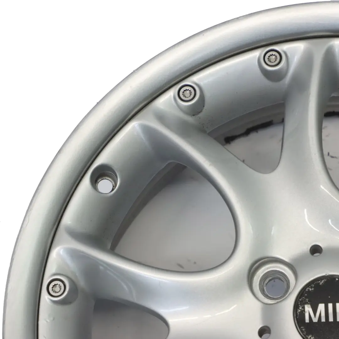 Mini Cooper R50 R53 R56 Silber Alu Felge 7J ET:48 17" Web Spoke Composite 98 - SKU 6775686-1 - Teilenummer 6775686