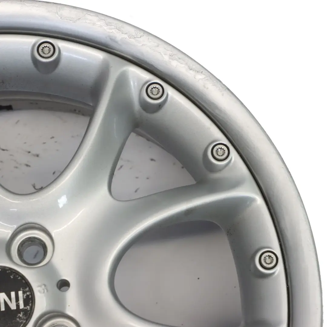 Mini Cooper R50 R53 R56 Silber Alu Felge 7J ET:48 17" Web Spoke Composite 98 - SKU 6775686-1 - Teilenummer 6775686