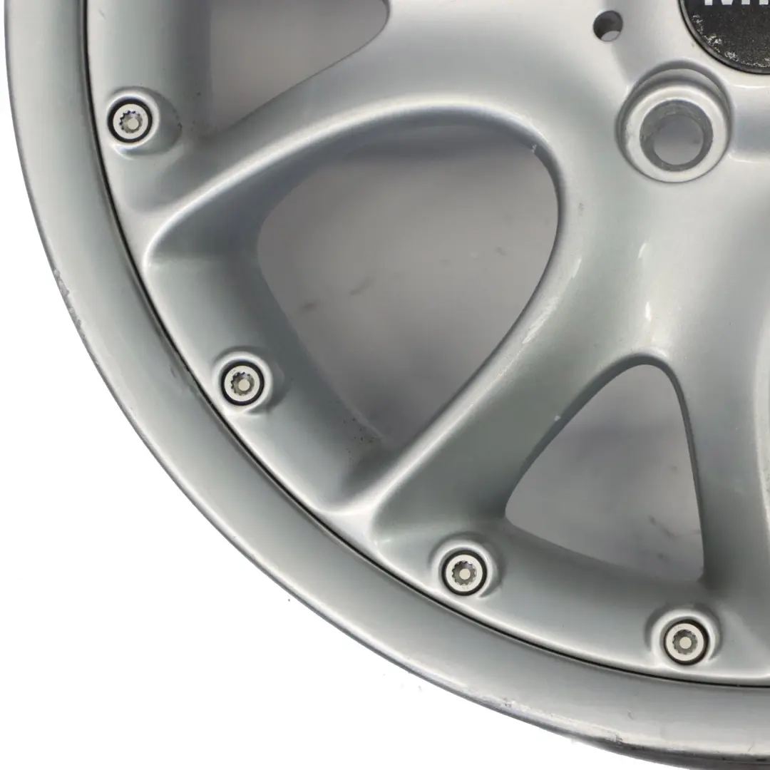 Mini Cooper R50 R53 R56 Silber Alu Felge 7J ET:48 17" Web Spoke Composite 98 - SKU 6775686-1 - Teilenummer 6775686