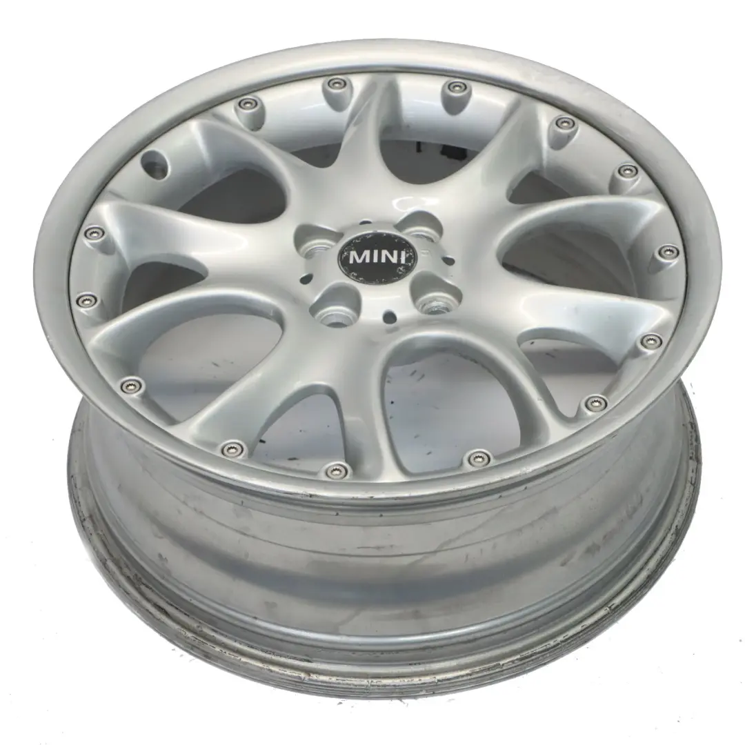 Mini Cooper R50 R53 R56 Silber Alu Felge 7J ET:48 17" Web Spoke Composite 98 - SKU 6775686-1 - Teilenummer 6775686