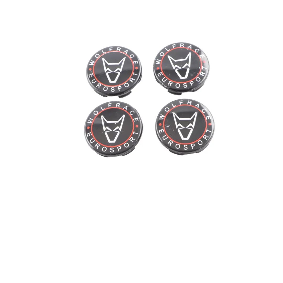 Cap BMW E87 E90 F20 Hub Cover Emblem Trim Logo Wolfrace to Wheel with Part number 6783536 Wheel Cap BMW E87 E90 F20 Hub Cover Emblem Trim Logo Wolfrace - SKU 6783536-2 - Part number 6783536