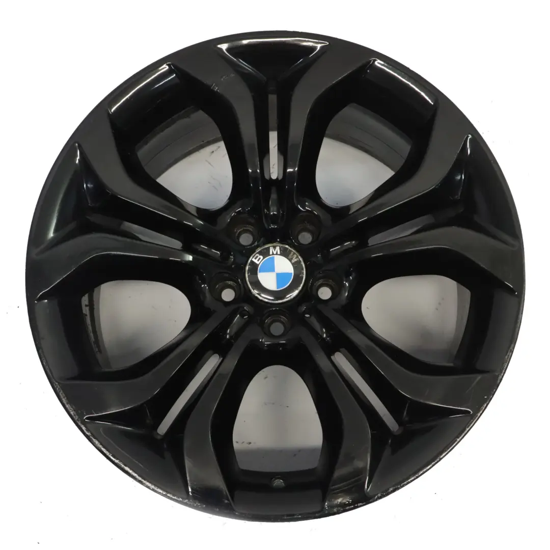 Front Black Alloy Rim 20" 10J ET:40 Y Spoke 336 to BMW X5 E70 with Part number 6788010 BMW X5 E70 Front Black Alloy Rim 20" 10J ET:40 Y Spoke 336 - SKU 6788010-1 - Part number 6788010