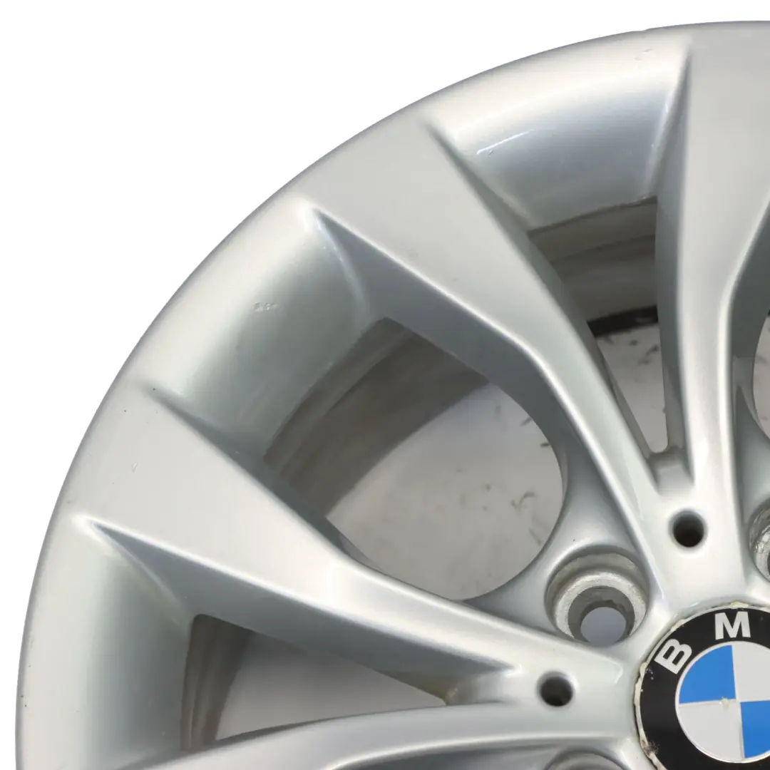 Alloy Rim 17" V Spoke 318 ET:34 7,5J to BMW X1 E84 Silver Wheel with Part number 6789141 BMW X1 E84 Silver Wheel Alloy Rim 17" V Spoke 318 ET:34 7,5J - SKU 6789141-4 - Part number 6789141