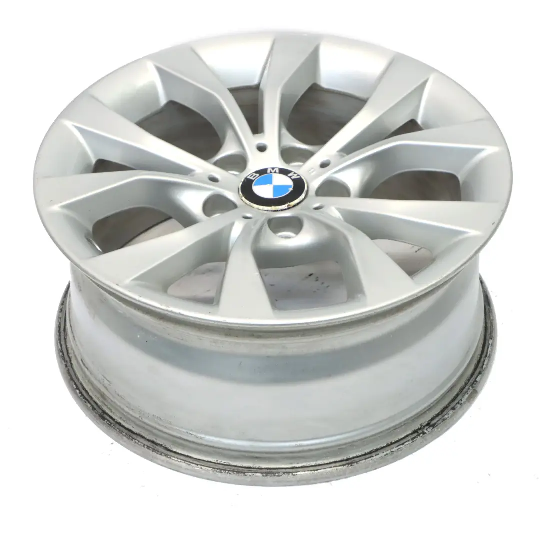 Alloy Rim 17" V Spoke 318 ET:34 7,5J to BMW X1 E84 Silver Wheel with Part number 6789141 BMW X1 E84 Silver Wheel Alloy Rim 17" V Spoke 318 ET:34 7,5J - SKU 6789141-4 - Part number 6789141