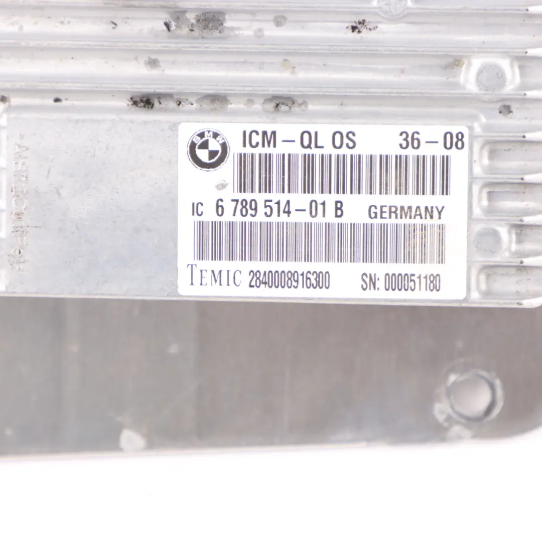 ICM Unità Di Controllo Gestione Telaio Integrata Freni per BMW X6 E71 con numero di parte 6789514 BMW X6 E71 ICM Unità Di Controllo Gestione Telaio Integrata Freni - SKU 6789514 - Numero di parte 6789514