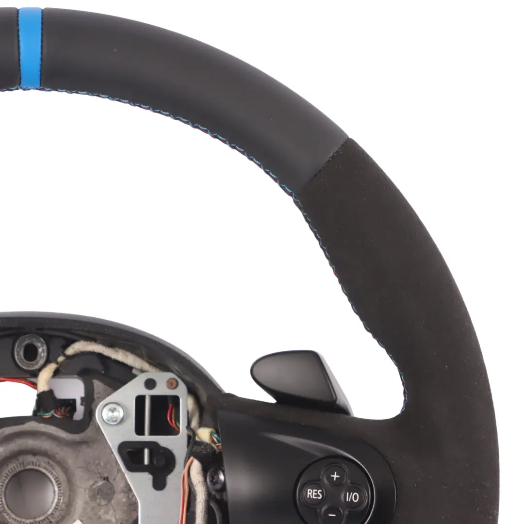 Leather Alcantara Sport Steering Wheel Padle Shift to Mini R55 R56 R57 NEW Black with Part number 6794625 Mini R55 R56 R57 NEW Black Leather Alcantara Sport Steering Wheel Padle Shift - SKU 6794625-1 - Part number 6794625