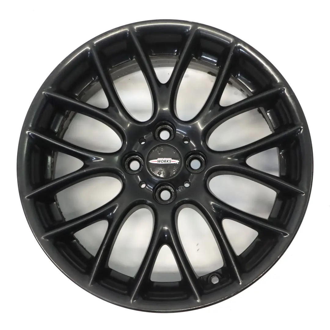 Mini Cooper R55 R56 Black Wheel Alloy Rim 17" 7J ET:48 Cross Spoke Challenge - SKU 6795208-3 - Part number 6795208