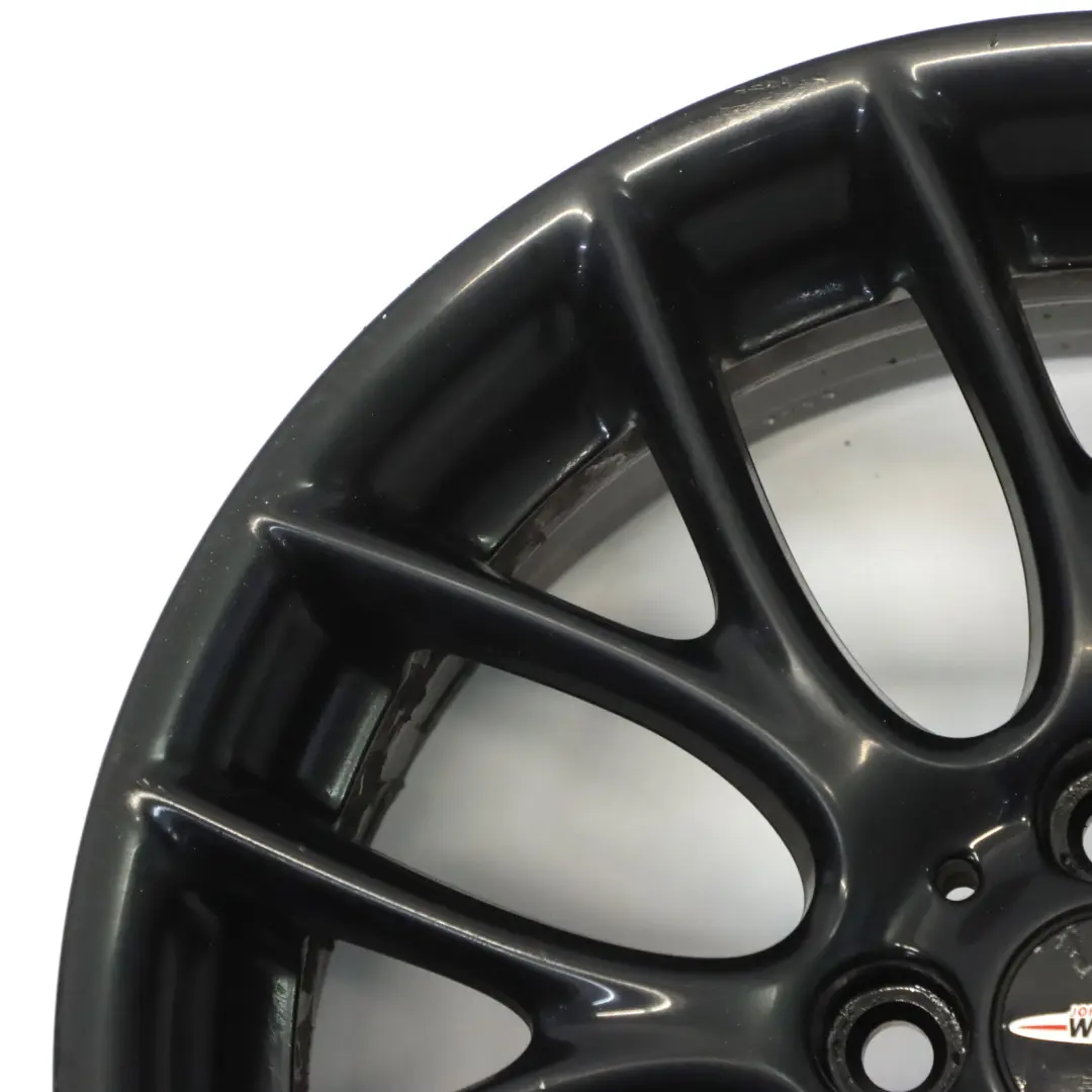 Mini Cooper R55 R56 Black Wheel Alloy Rim 17" 7J ET:48 Cross Spoke Challenge - SKU 6795208-3 - Part number 6795208