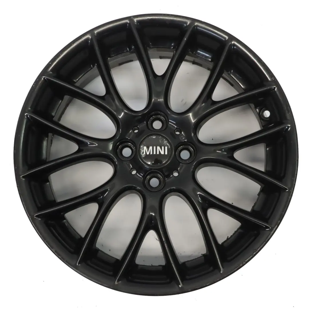 Mini Cooper R55 R56 Black Wheel Alloy Rim 17" 7J ET:48 Cross Spoke Challenge - SKU 6795208-4 - Part number 6795208