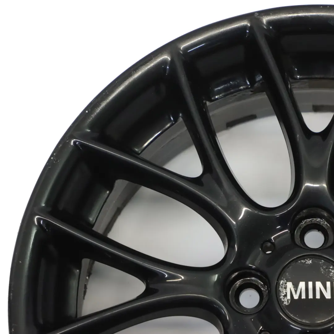 Mini Cooper R55 R56 Black Wheel Alloy Rim 17" 7J ET:48 Cross Spoke Challenge - SKU 6795208-4 - Part number 6795208