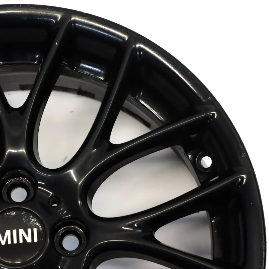 Mini Cooper R55 R56 Black Wheel Alloy Rim 17" 7J ET:48 Cross Spoke Challenge - SKU 6795208-4 - Part number 6795208