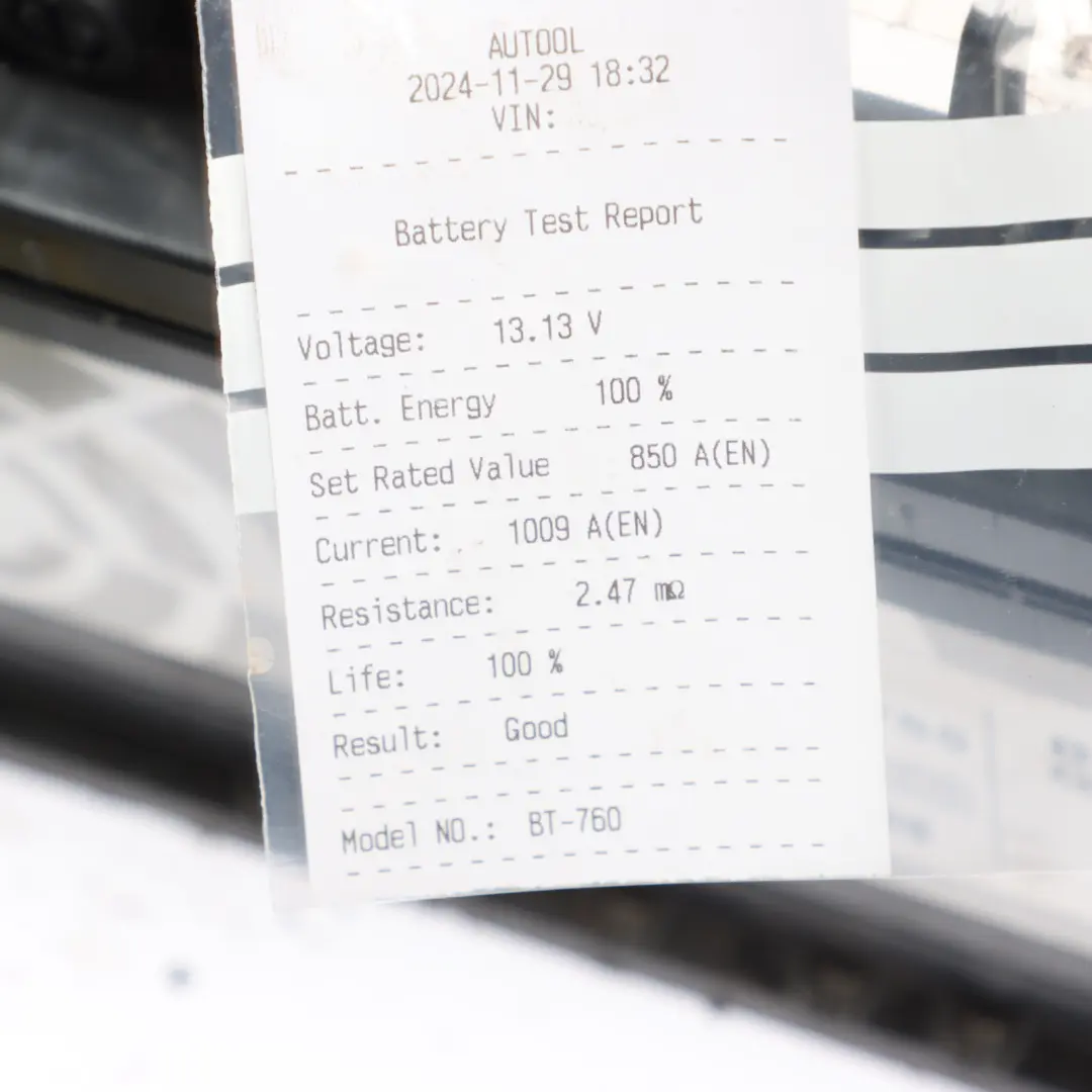 BMW AGM Car Battery 12V 92Ah 850A - SKU 6806755 - Part number 6806755