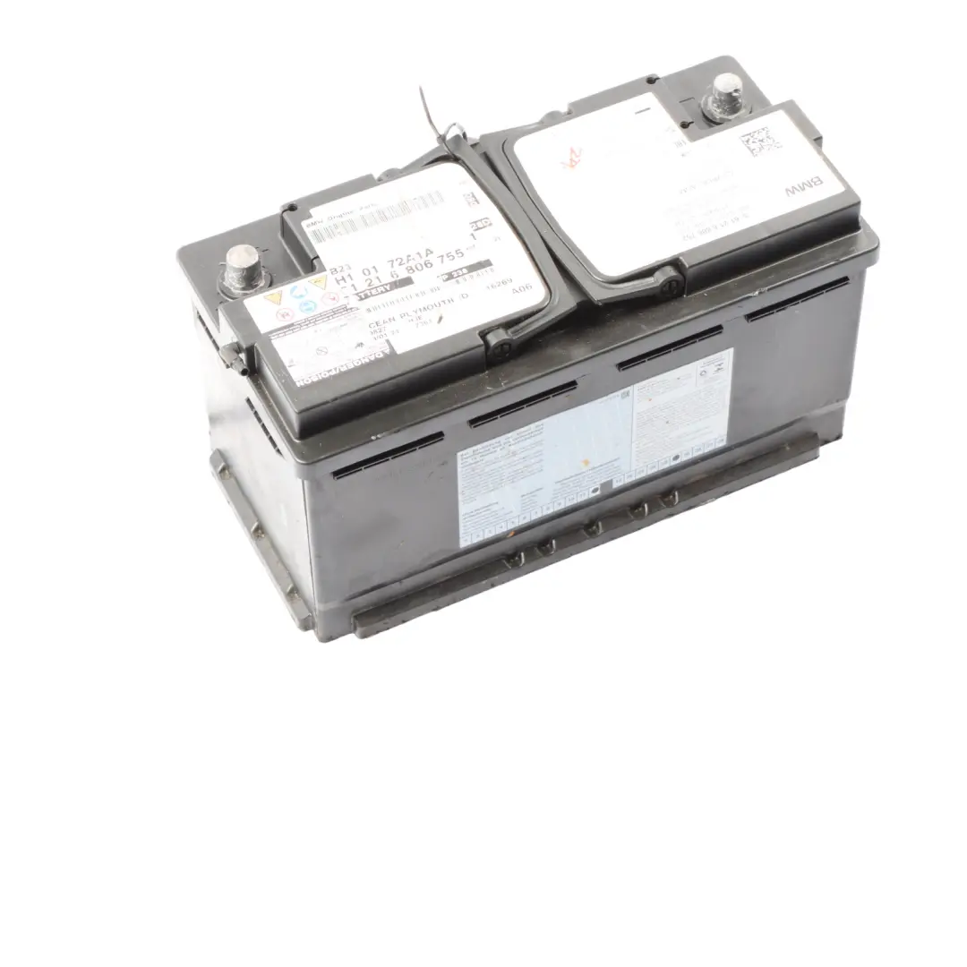 AGM Car Battery 12V 92Ah 850A to BMW with Part number 6806755 BMW AGM Car Battery 12V 92Ah 850A - SKU 6806755 - Part number 6806755