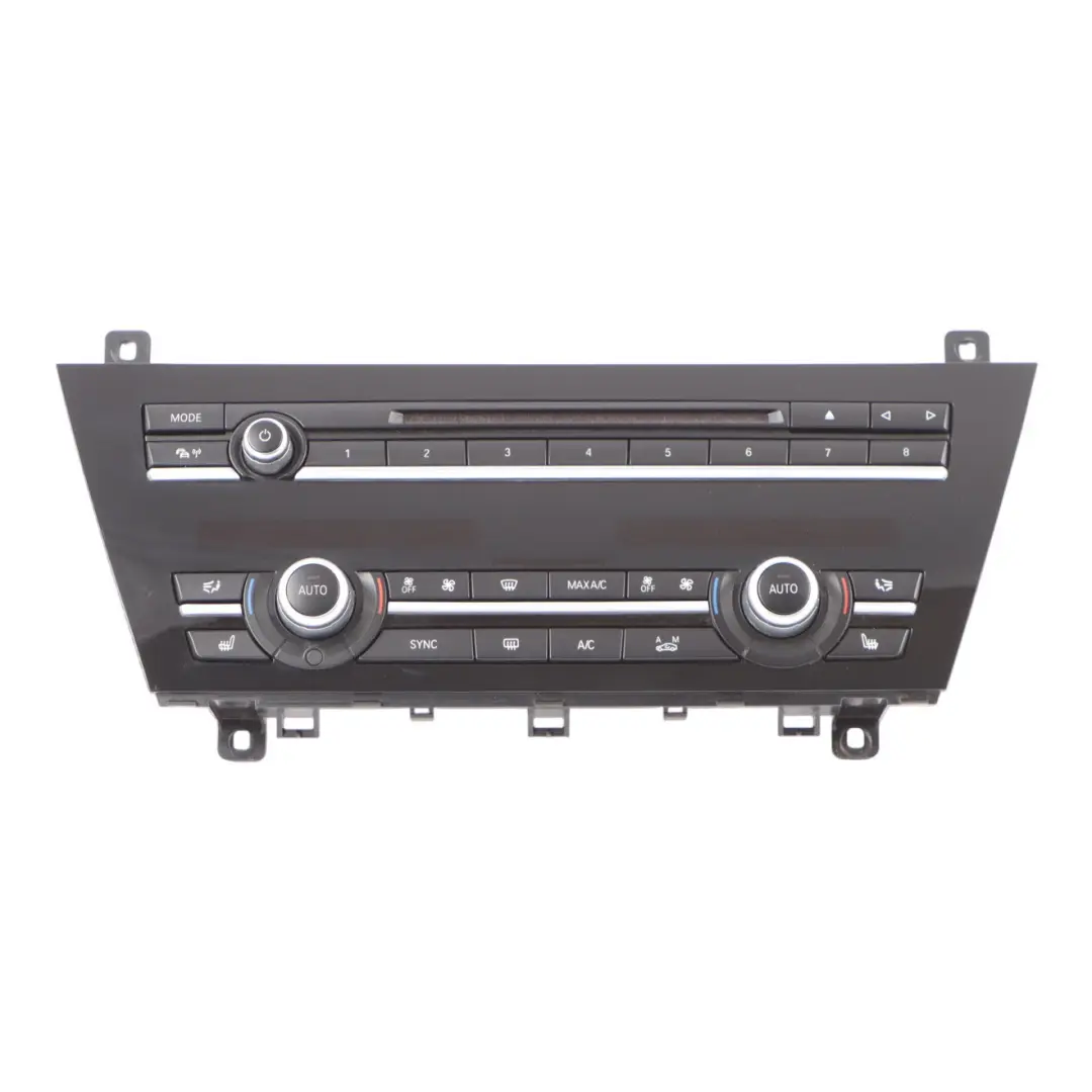 A/C Air Condition Heater Radio CD Player Control Panel to BMW F13 M6 with Part number 6824219 BMW F13 M6 A/C Air Condition Heater Radio CD Player Control Panel - SKU 6824219 - Part number 6824219