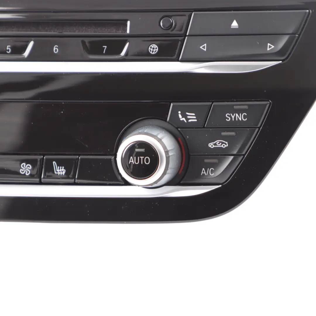 Radio Air Conditioning A/C Control Switch Unit Panel Black to BMW G30 G32 with Part number 6826844 BMW G30 G32 Radio Air Conditioning A/C Control Switch Unit Panel Black - SKU 6826844-1 - Part number 6826844