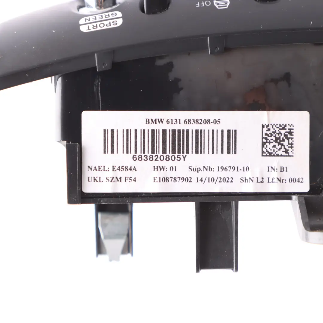 Start Stop Button Centre Console Block Switch Control Panel to Mini F54 with Part number 6838208 Mini F54 Start Stop Button Centre Console Block Switch Control Panel - SKU 6838208 - Part number 6838208