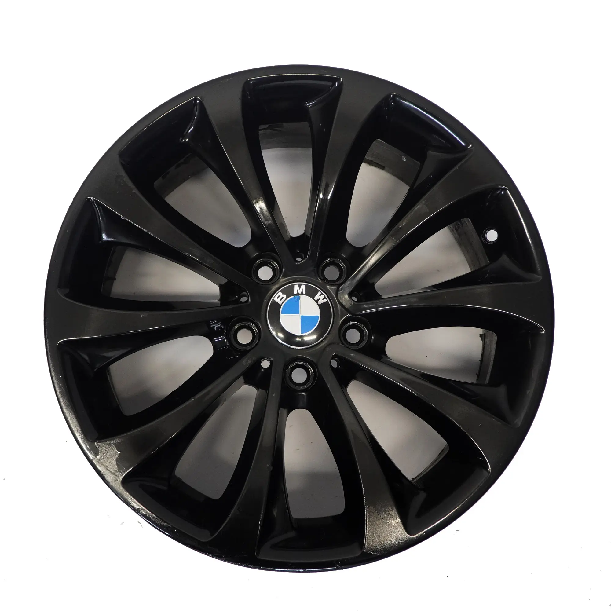 BMW F10 F11 F12 Nero Ruota in lega 18" 8J ET:30 Stile turbina 6857665