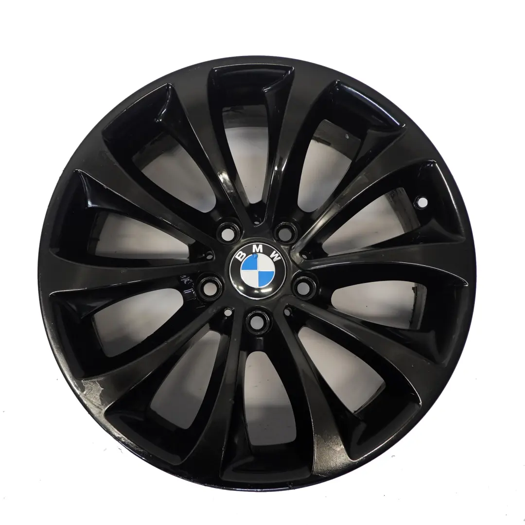 Roues noires en alliage 18" 8J ET:30 Turbine Style pour BMW F10 F11 F12 à propos du numéro de pièce 6857665 BMW F10 F11 F12 Roues noires en alliage 18" 8J ET:30 Turbine Style - SKU 6857665-3 - Numéro de pièce 6857665