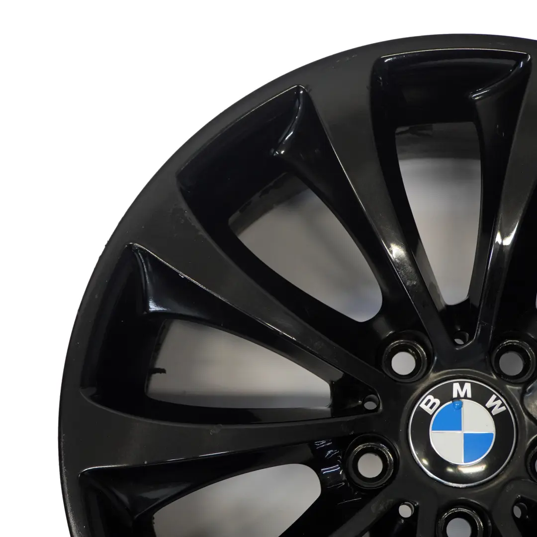BMW F10 F11 F12 Black Wheel Alloy RIm 18" 8J ET:30 Turbine Style - SKU 6857665-3 - Part number 6857665