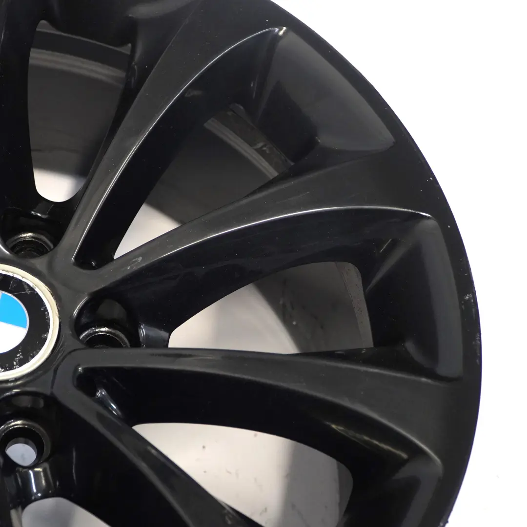 Llanta de Aleación Negra RIm 18" 8J ET:30 Estilo Turbina para BMW F10 F11 F12 con número de pieza 6857665 BMW F10 F11 F12 Llanta de Aleación Negra RIm 18" 8J ET:30 Estilo Turbina - SKU 6857665-4 - Número de pieza 6857665
