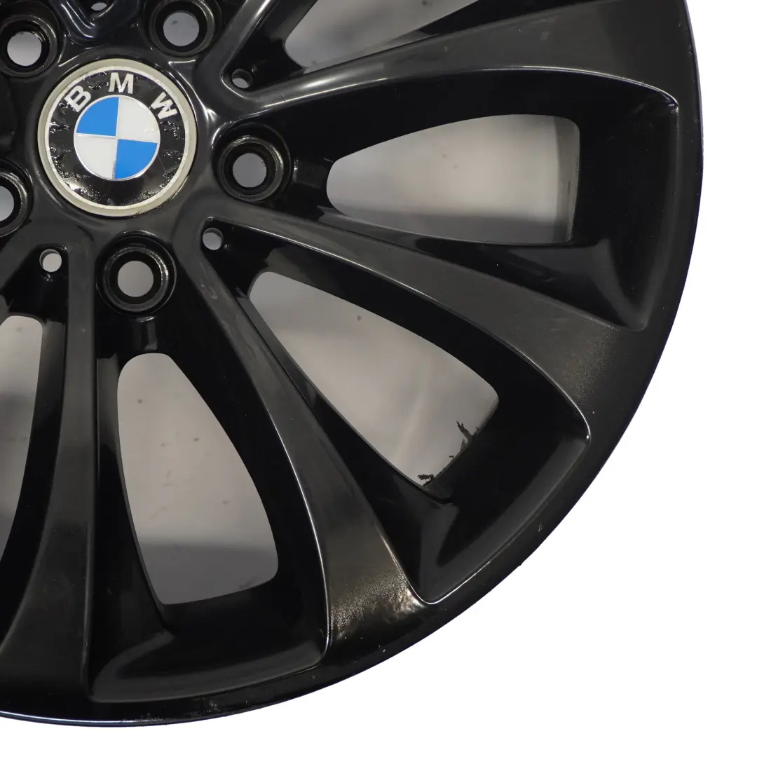 Llanta de Aleación Negra RIm 18" 8J ET:30 Estilo Turbina para BMW F10 F11 F12 con número de pieza 6857665 BMW F10 F11 F12 Llanta de Aleación Negra RIm 18" 8J ET:30 Estilo Turbina - SKU 6857665-4 - Número de pieza 6857665