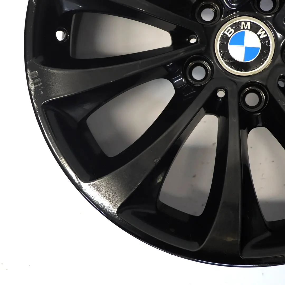 Llanta de Aleación Negra RIm 18" 8J ET:30 Estilo Turbina para BMW F10 F11 F12 con número de pieza 6857665 BMW F10 F11 F12 Llanta de Aleación Negra RIm 18" 8J ET:30 Estilo Turbina - SKU 6857665-4 - Número de pieza 6857665