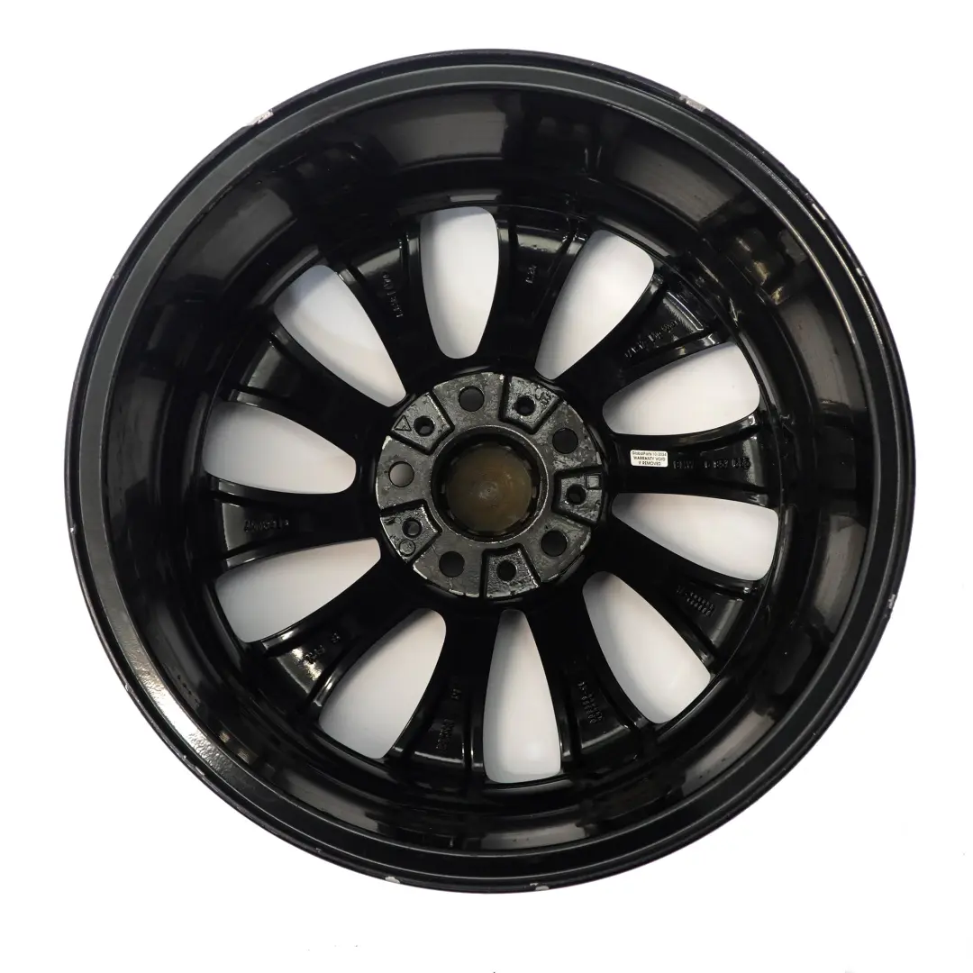 Alloy RIm 18" 8J ET:30 Turbine Style to BMW F10 F11 F12 Black Wheel with Part number 6857665 BMW F10 F11 F12 Black Wheel Alloy RIm 18" 8J ET:30 Turbine Style - SKU 6857665-5 - Part number 6857665