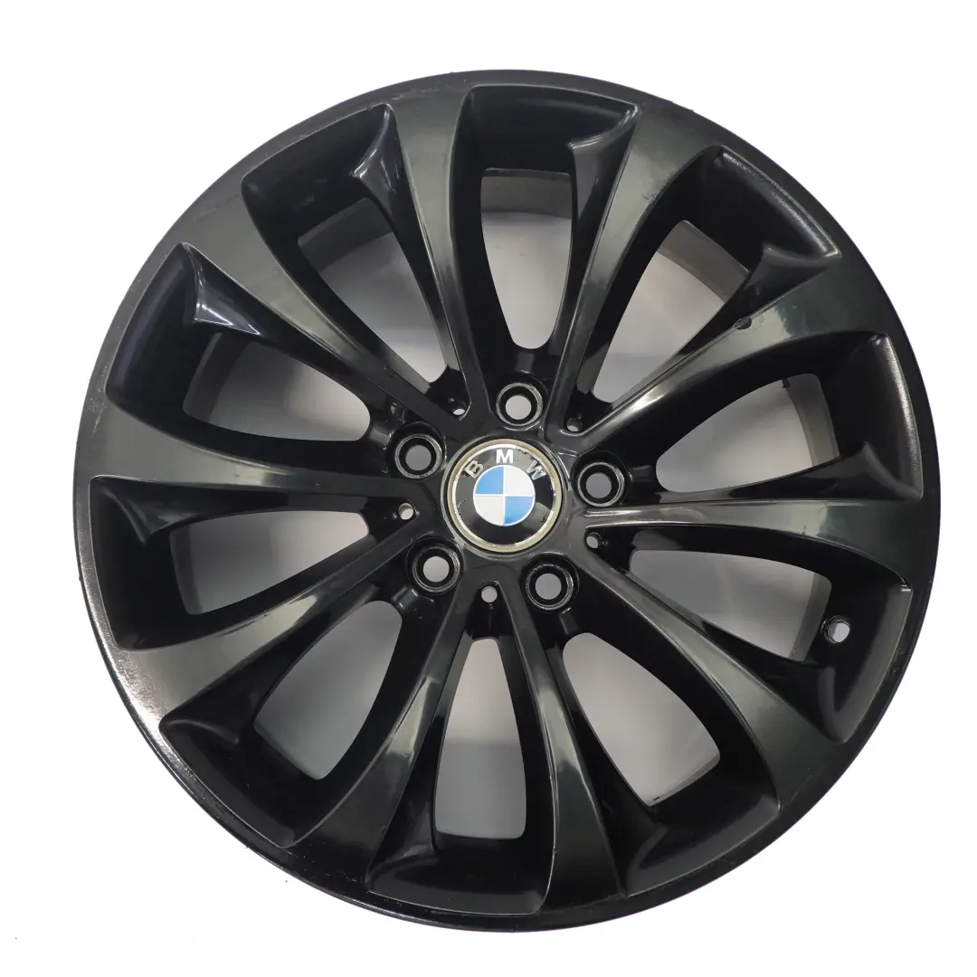BMW F10 F11 F12 Black Wheel Alloy RIm 18" 8J ET:30 Turbine Style - SKU 6857665-6 - Part number 6857665