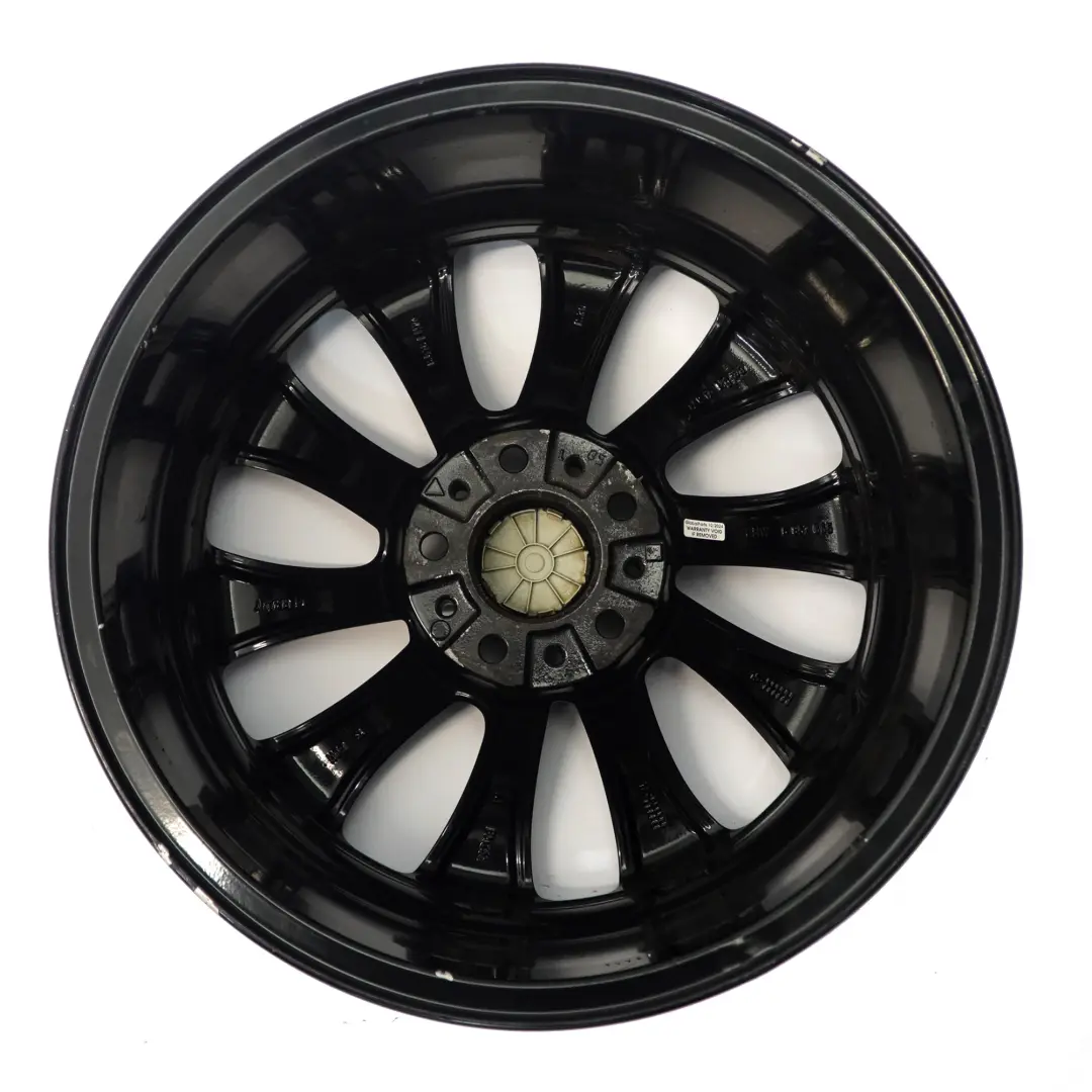 Alloy RIm 18" 8J ET:30 Turbine Style to BMW F10 F11 F12 Black Wheel with Part number 6857665 BMW F10 F11 F12 Black Wheel Alloy RIm 18" 8J ET:30 Turbine Style - SKU 6857665-6 - Part number 6857665