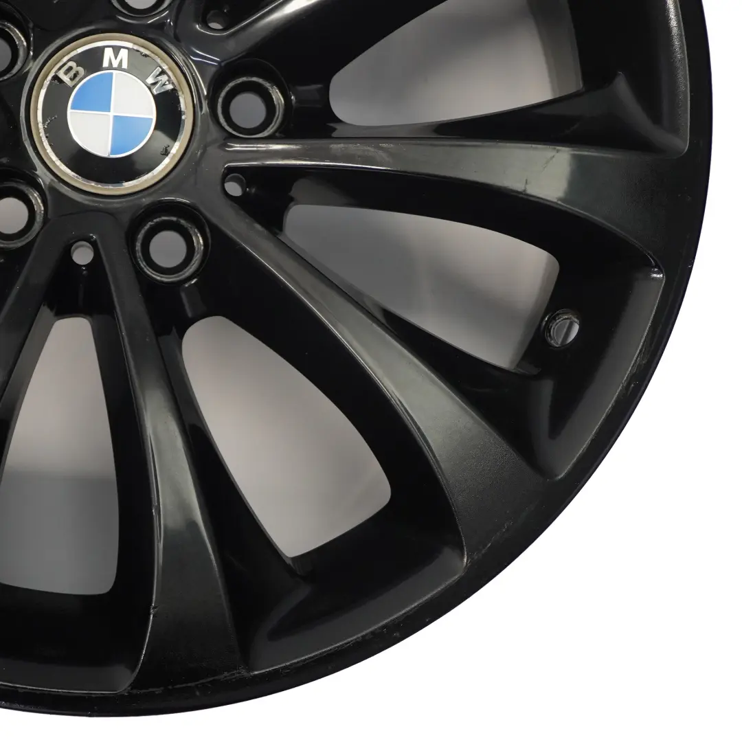 Alloy RIm 18" 8J ET:30 Turbine Style to BMW F10 F11 F12 Black Wheel with Part number 6857665 BMW F10 F11 F12 Black Wheel Alloy RIm 18" 8J ET:30 Turbine Style - SKU 6857665-6 - Part number 6857665