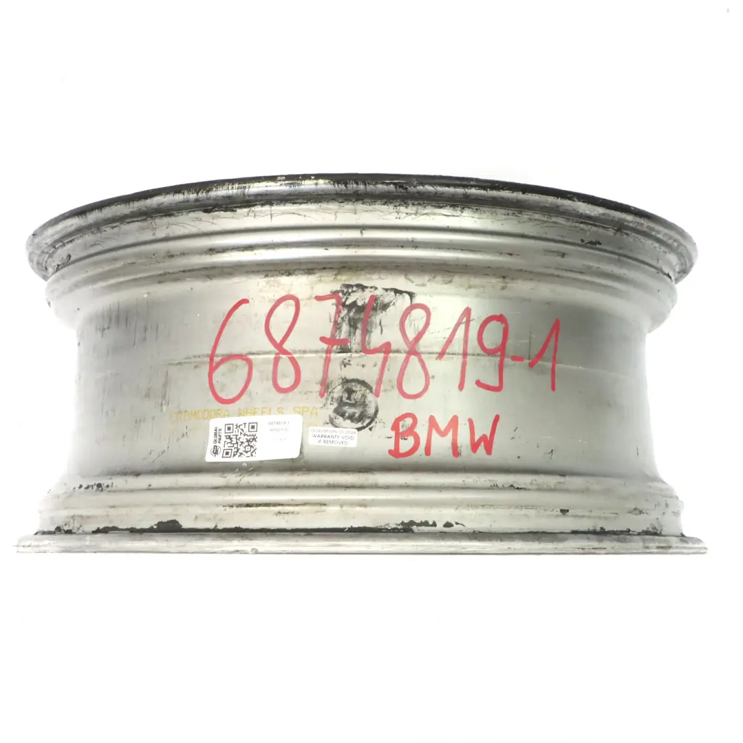 Roue en alliage noir 18" 8J ET:34 V-Spoke 398 pour BMW F30 F32 F33 LCI à propos du numéro de pièce 6874819 BMW F30 F32 F33 LCI Roue en alliage noir 18" 8J ET:34 V-Spoke 398 - SKU 6874819-1 - Numéro de pièce 6874819