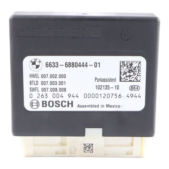 PDC Parking Distance Control Module Sensor Unit ECU to BMW F30 with Part number 6880444 BMW F30 PDC Parking Distance Control Module Sensor Unit ECU - SKU 6880444 - Part number 6880444