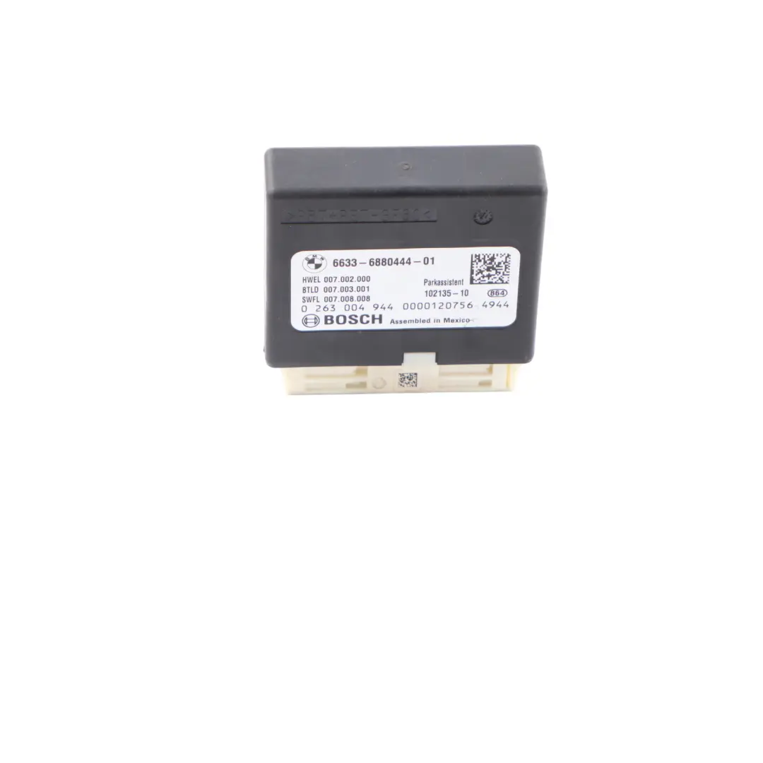 PDC Parking Distance Control Module Sensor Unit ECU to BMW F30 with Part number 6880444 BMW F30 PDC Parking Distance Control Module Sensor Unit ECU - SKU 6880444 - Part number 6880444