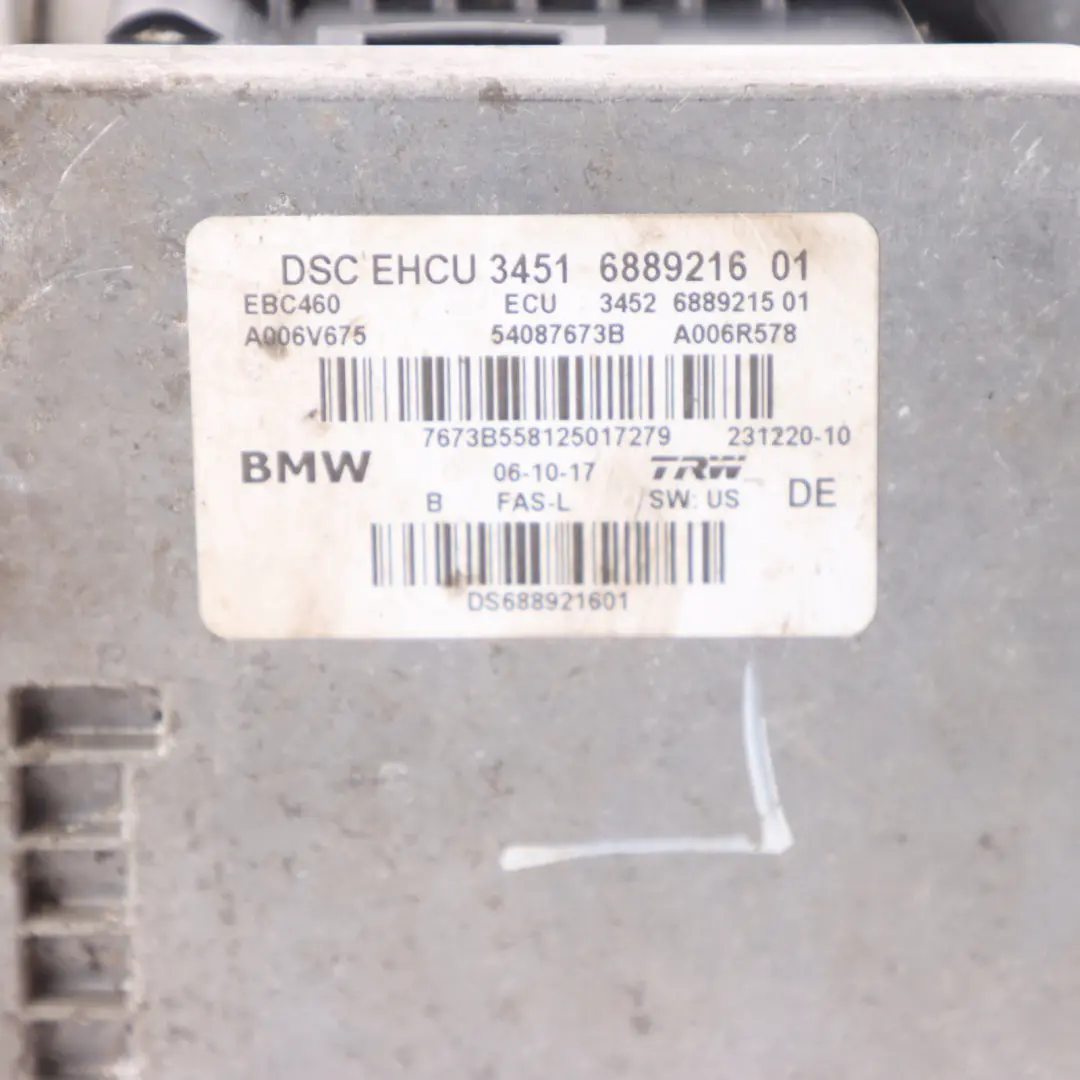 BMW G32 ABS DSC Pump Modulator Control Hydraulic Block Unit 6889215 - SKU 6889216 - Part number 6889216