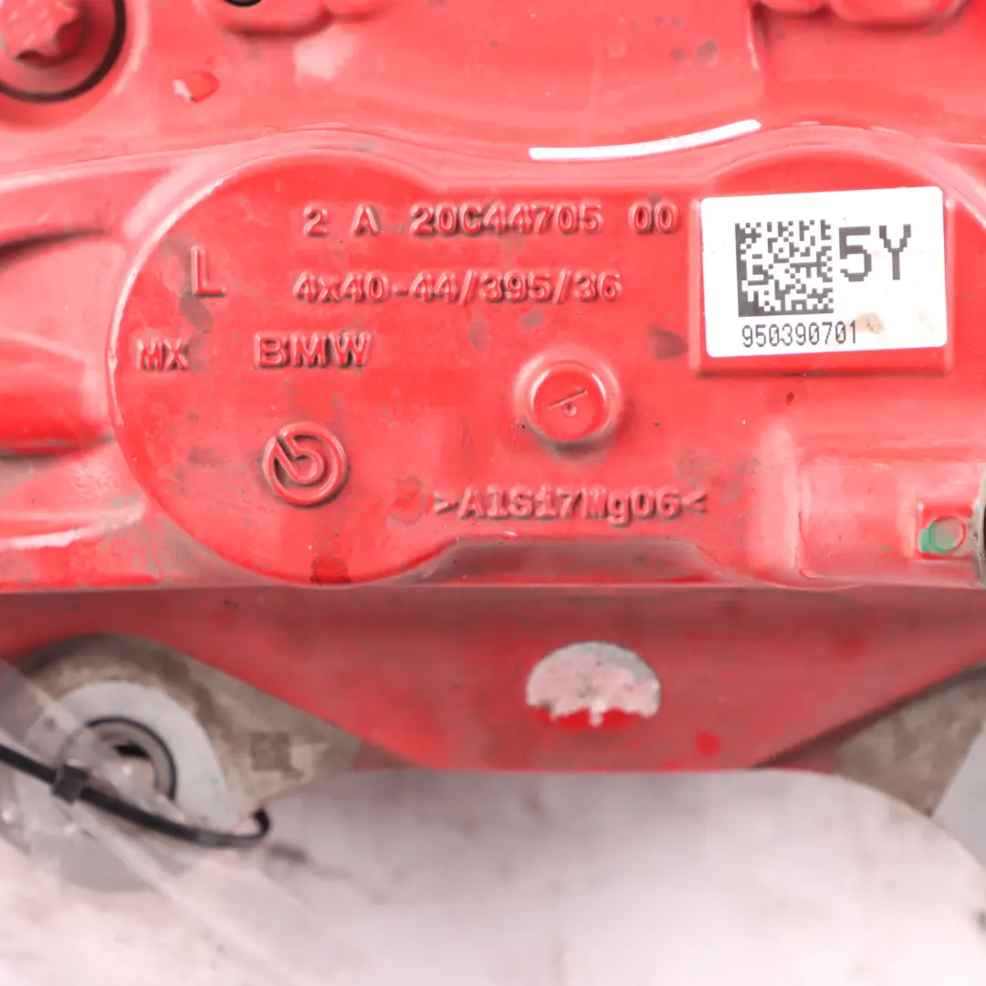 Brake Caliper BMW F98 G05 M Sport Front Left N/S Brake Housing Red 44/395/36 to with Part number 6897361 Brake Caliper BMW F98 G05 M Sport Front Left N/S Brake Housing Red 44/395/36 - SKU 6897361 - Part number 6897361