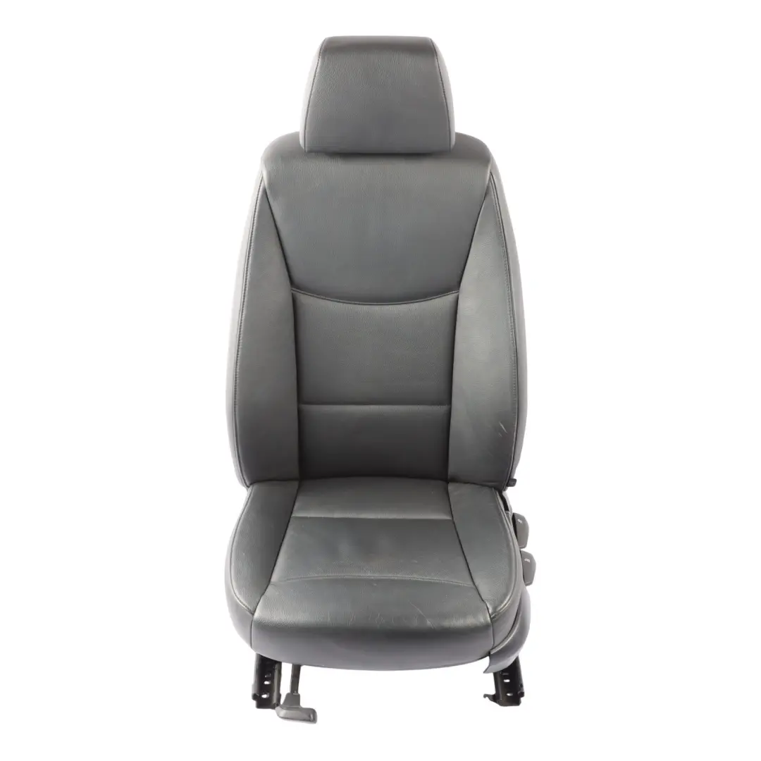 BMW 3er E90 E91 Schwarz Leder Interieur Vorne Links Sitz - SKU 6956377 - Teilenummer 6956377
