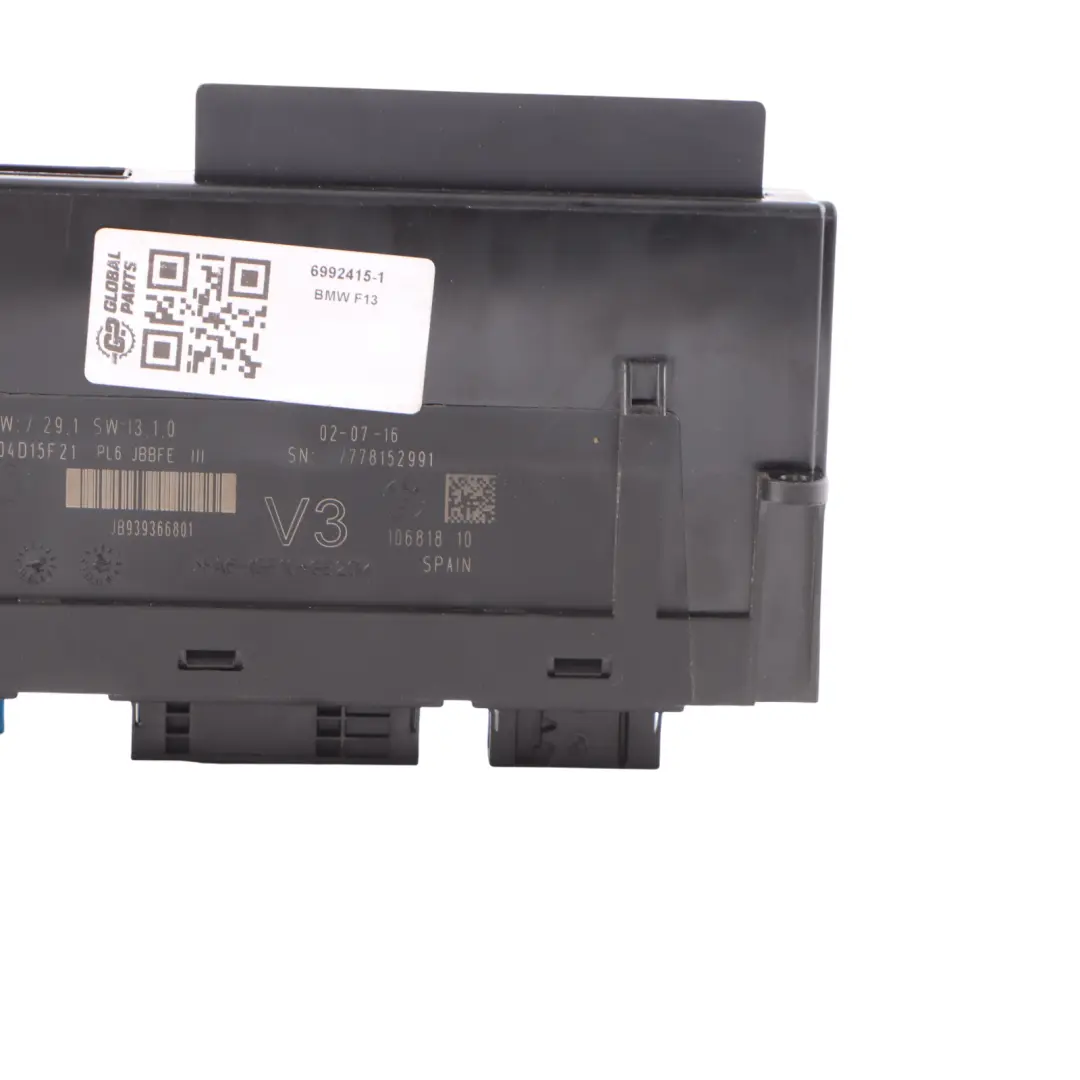 ECU Body Control Module Junction Box JBBFEIIIR LP to BMW F13 with Part number 6992415 BMW F13 ECU Body Control Module Junction Box JBBFEIIIR LP - SKU 6992415-1 - Part number 6992415