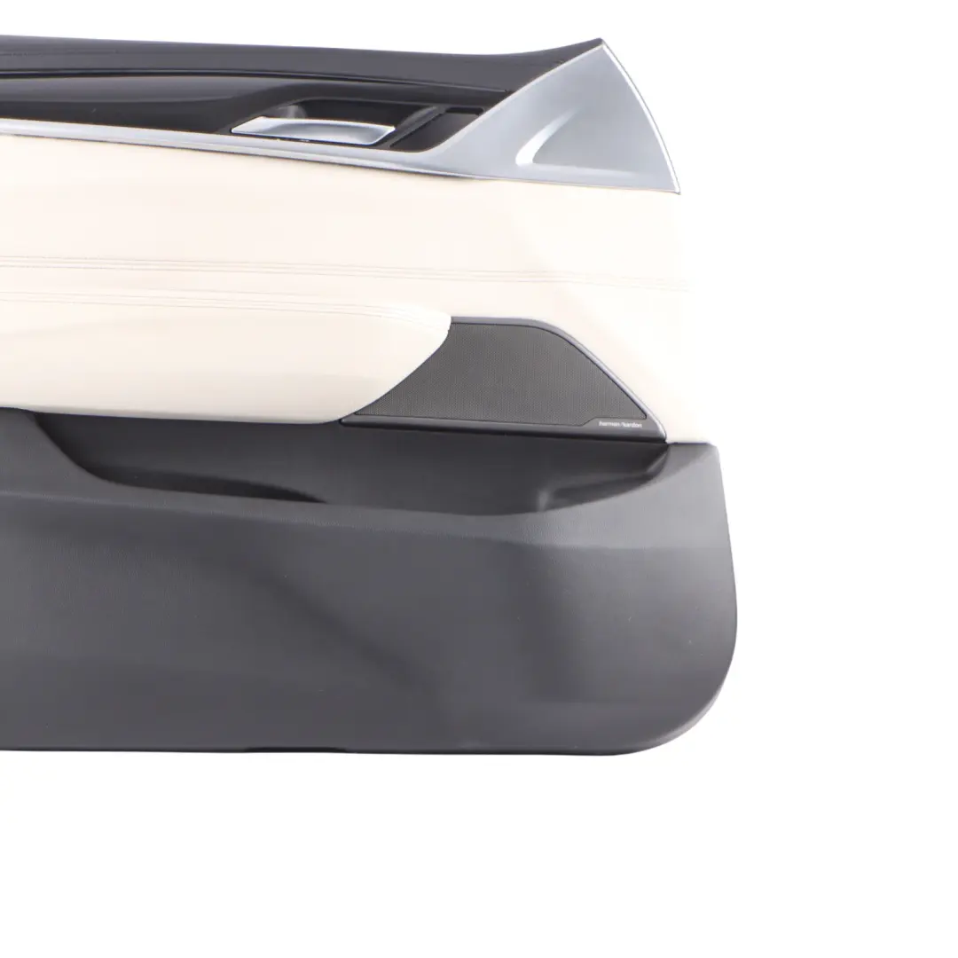 BMW G32 GT Door Card Front Left N/S Leather Dakota Ivory White Harman Kardon - SKU RHD-6994131 - Part number 6994131