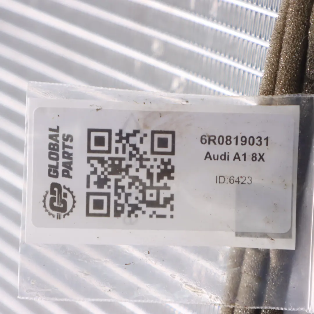 Nagrzewnica Chłodniczka do Audi A1 8X o numerze 6R0819031 Audi A1 8X Nagrzewnica Chłodniczka - SKU 6R0819031 - Numer Części 6R0819031