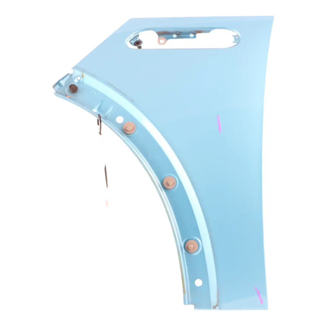 Front Left N/S Side Panel Fender Wing Electric Blue to Mini Cooper R50 R52 R53 with Part number 7037437 Mini Cooper R50 R52 R53 Front Left N/S Side Panel Fender Wing Electric Blue - SKU 7037437-ELB - Part number 7037437