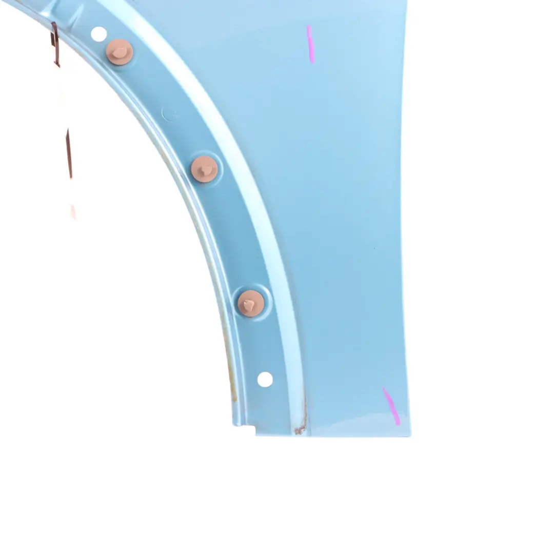 Front Left N/S Side Panel Fender Wing Electric Blue to Mini Cooper R50 R52 R53 with Part number 7037437 Mini Cooper R50 R52 R53 Front Left N/S Side Panel Fender Wing Electric Blue - SKU 7037437-ELB - Part number 7037437