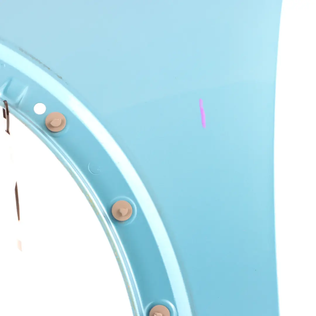 Front Left N/S Side Panel Fender Wing Electric Blue to Mini Cooper R50 R52 R53 with Part number 7037437 Mini Cooper R50 R52 R53 Front Left N/S Side Panel Fender Wing Electric Blue - SKU 7037437-ELB - Part number 7037437