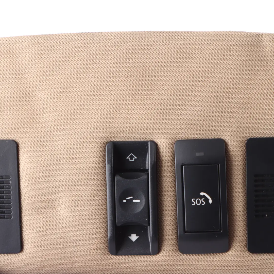 Headlining Roof Cover BMW E60 LCI Front Trim Switch Button Beige to with Part number 7037685 Headlining Roof Cover BMW E60 LCI Front Trim Switch Button Beige - SKU 7037685 - Part number 7037685
