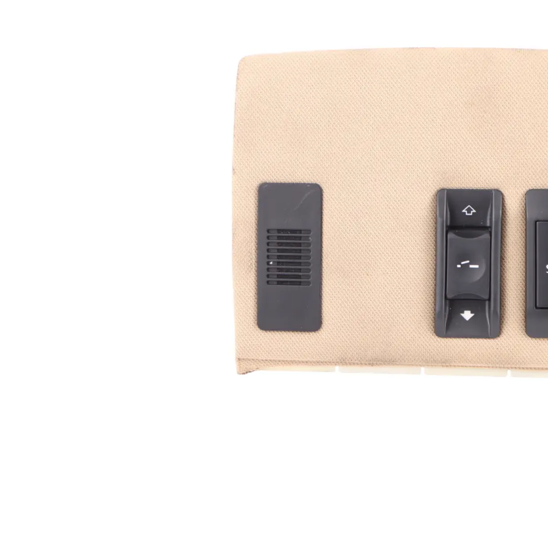 Headlining Roof Cover BMW E60 LCI Front Trim Switch Button Beige to with Part number 7037685 Headlining Roof Cover BMW E60 LCI Front Trim Switch Button Beige - SKU 7037685 - Part number 7037685