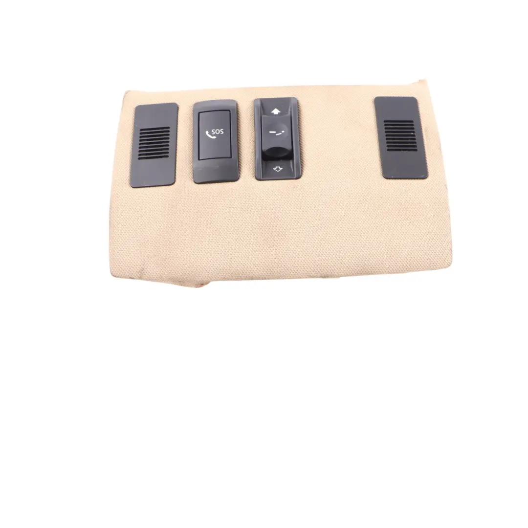 Headlining Roof Cover BMW E60 LCI Front Trim Switch Button Beige to with Part number 7037685 Headlining Roof Cover BMW E60 LCI Front Trim Switch Button Beige - SKU 7037685 - Part number 7037685