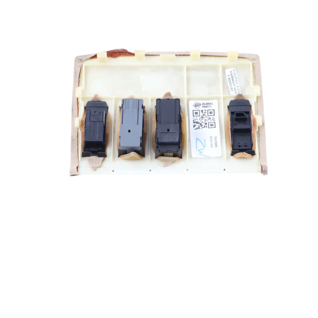 Headlining Roof Cover BMW E60 LCI Front Trim Switch Button Beige to with Part number 7037685 Headlining Roof Cover BMW E60 LCI Front Trim Switch Button Beige - SKU 7037685 - Part number 7037685