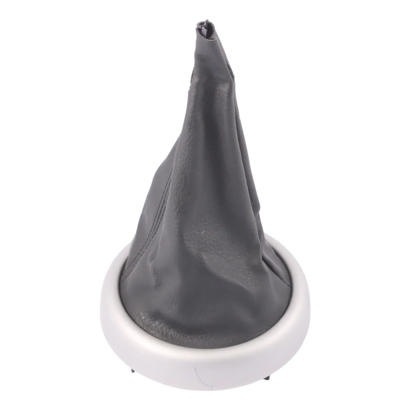 Mini R50 R52 Trim Ring Silver Gearshift Lever Boot Panther Black 7052157